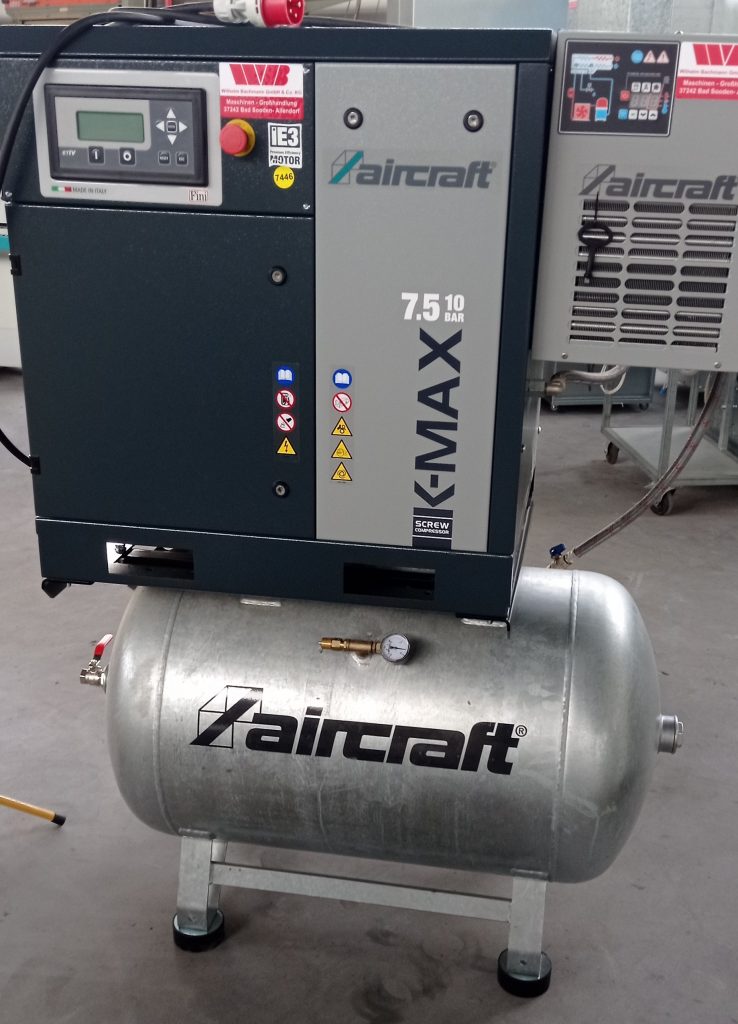 Aircraft Schraubenkompressor mit Kältetrockner, Typ  K MAX 7,5-10 - AD72 #7446