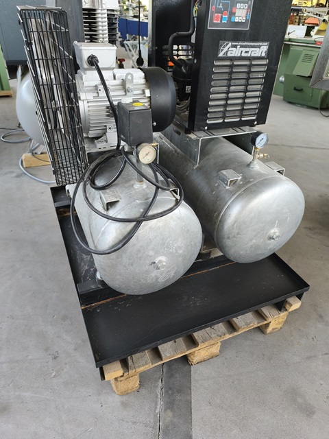 Aircraft Kompressor mit Trocker + Kondensatablauf Typ DUO 853 1513 2x100 / 10 KK #7513